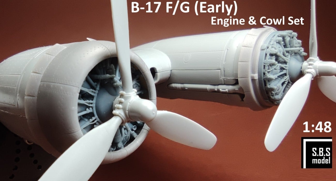 B-17 F/G (Early) Engine & Cowl Set Released
