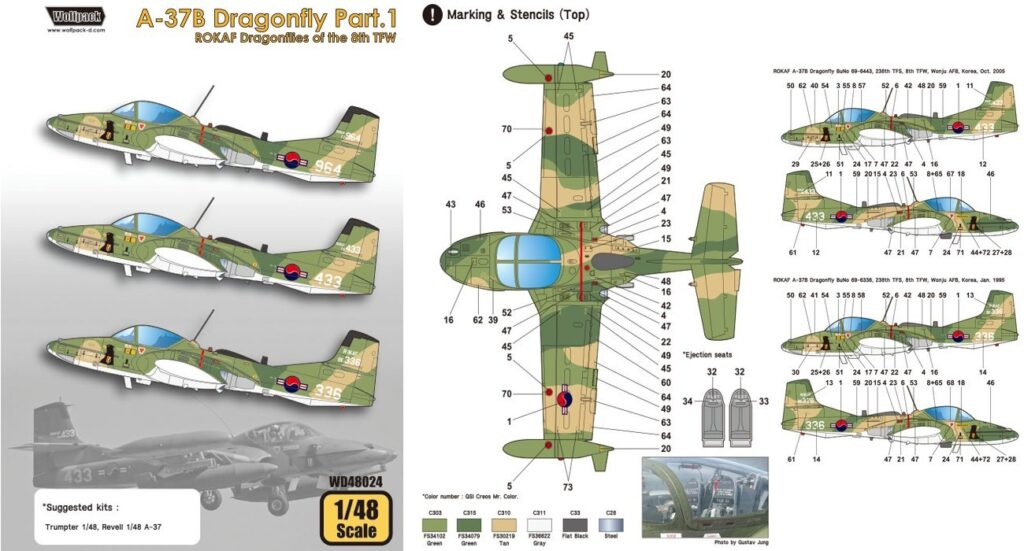 Decals: ROKAF A-37 Dragonfly Released