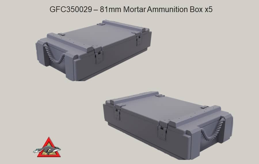 Grey Fox Concept: 81mm Mortar Ammunition Boxes