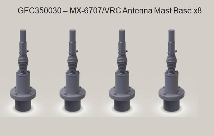 Grey Fox Concepts: MX-6707/VRC Antenna mast base