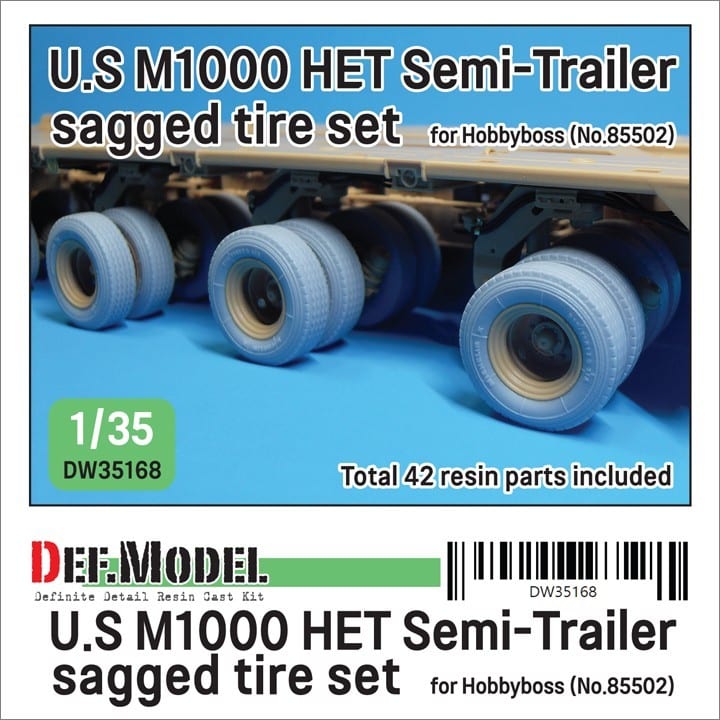 M1001/M1014 Tractor & M1000 HET Semi-trailer Wheels