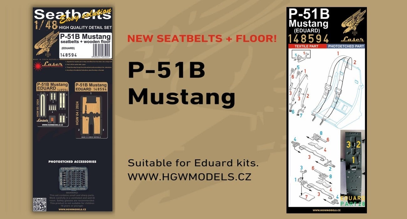 Mustang Seatbelts & Cockpit Floor Released