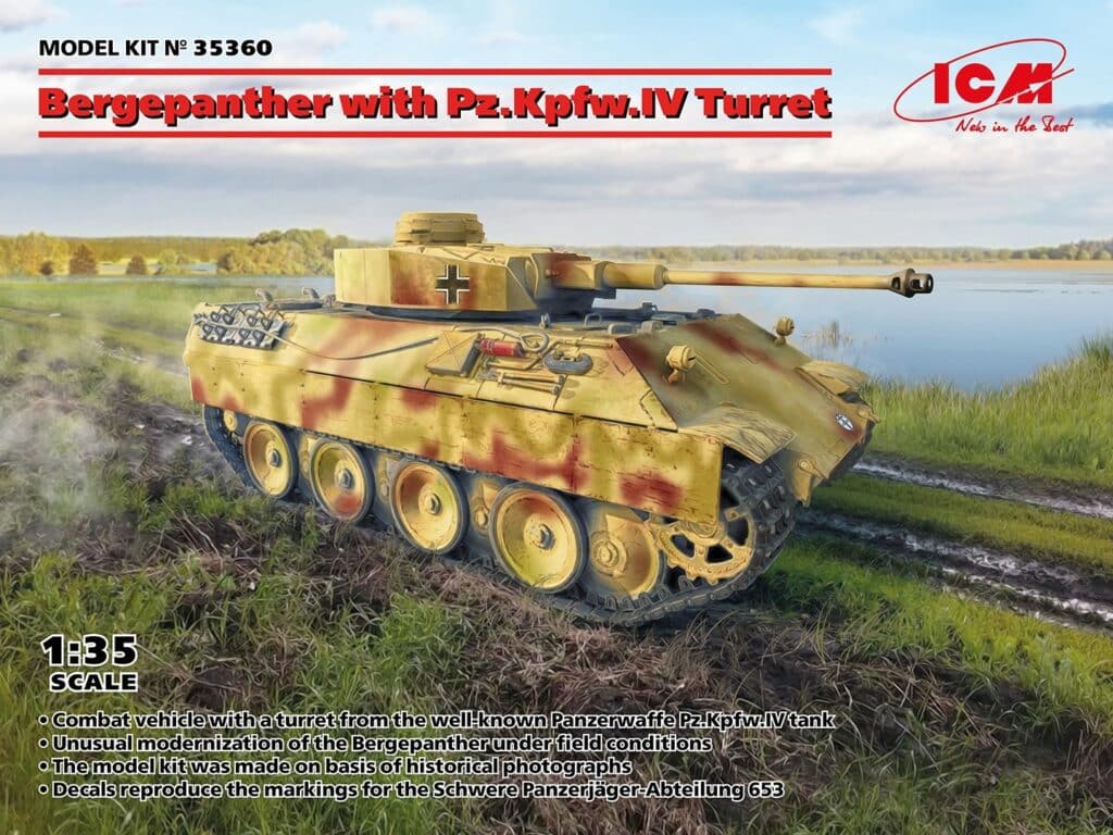 SOON ON SALE! Bergepanther with Pz.Kpfw.IV Turret