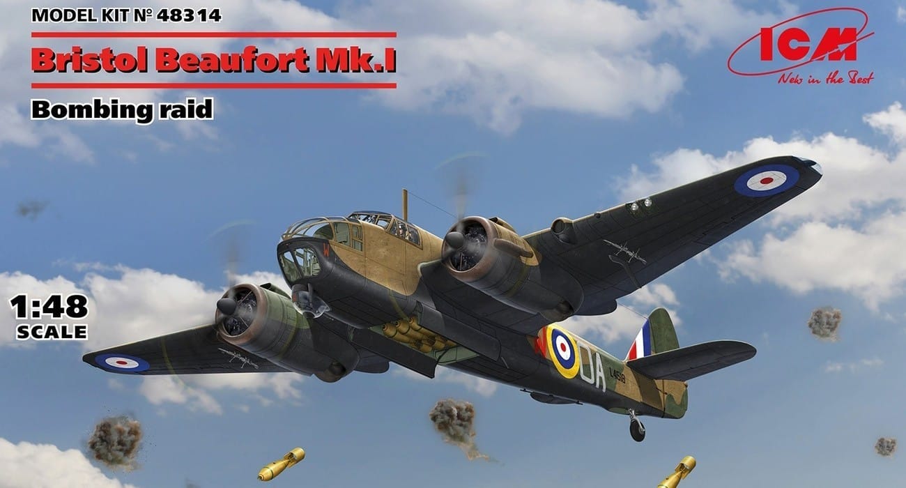 SOON ON SALE:  Bristol Beaufort Mk.I. Bombing Raid