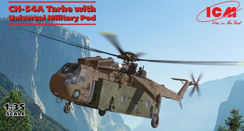 SOON ON SALE: CH-54A Tarhe with Universal Military Pod