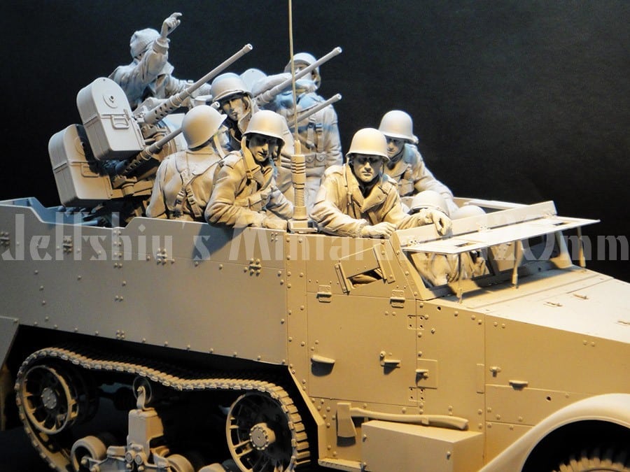 US M16 Crew and Riders in 1/16 Scale