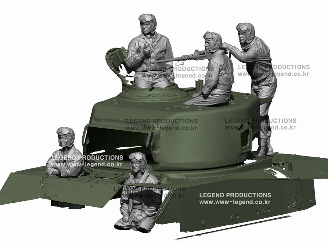 LF0145 WW2 US Tank Crew set