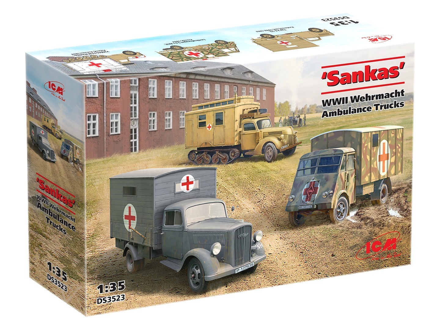 ‘Sankas’ WWII Wehrmacht Ambulance Trucks