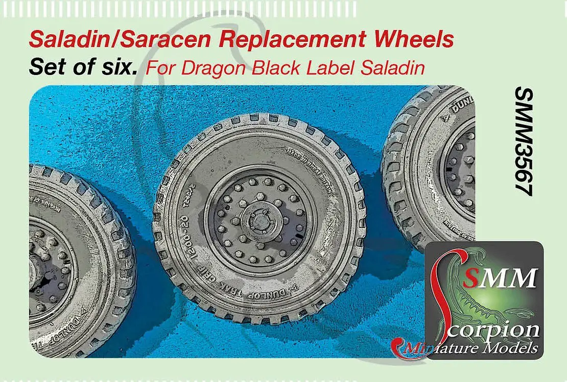 SMM3567 Saladin/Saracen Replacement Wheels