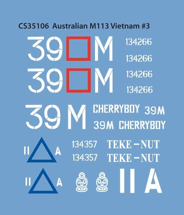 CS35106 Aust M113 Vietnam Cherryboy & Teke-Nut