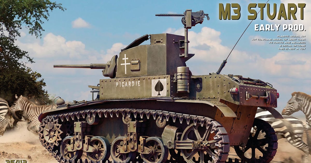 MiniArt 35th Scale M3 Light Tank: A preview in The Modelling News