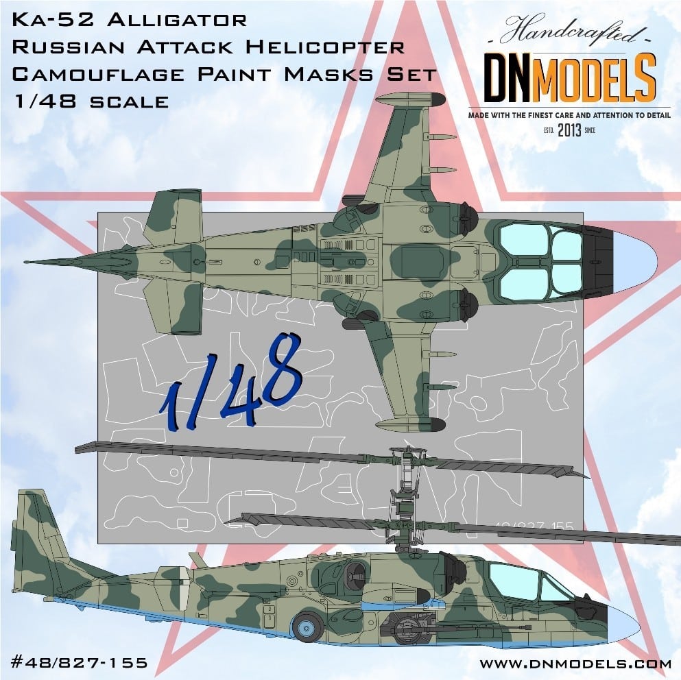 Ka-52 Camouflage Paint Masks