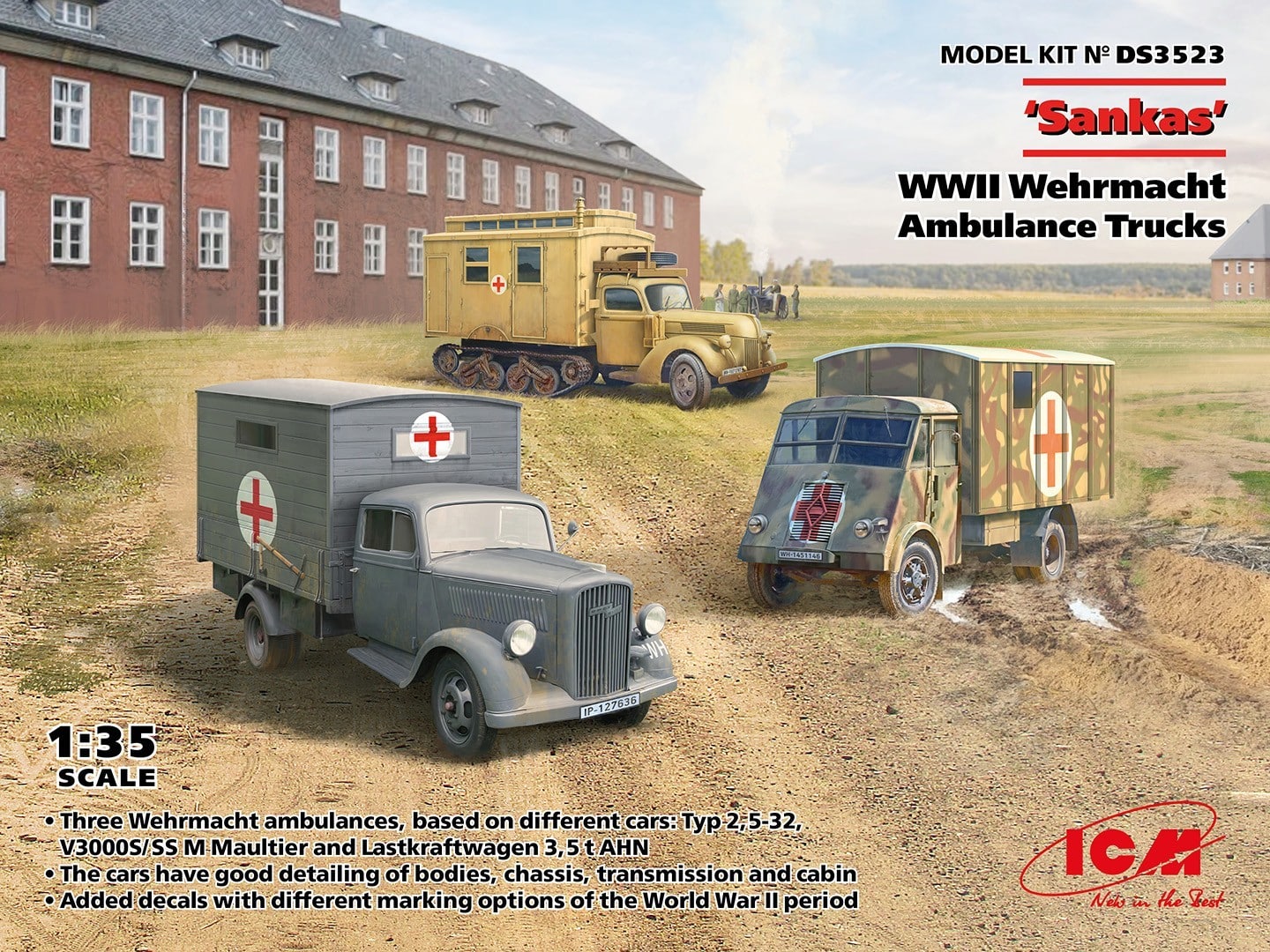 SOON ON SALE! ‘Sankas’ WWII Wehrmacht Ambulance Trucks