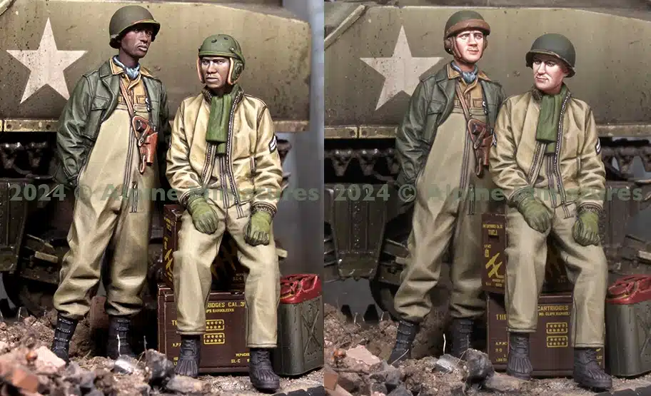 Alpine Miniatures is back with new figures in the 35th scale from 761st.