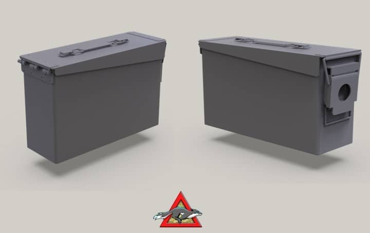 Grey Fox Concepts: Australian Modern-era 7.62mm/.30 Cal ammunition boxes