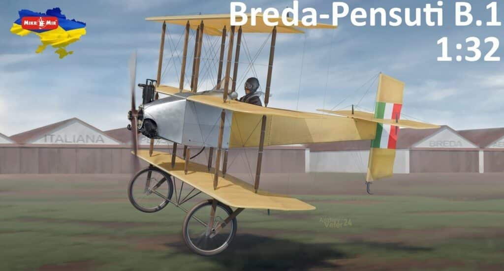 Breda-Pensuti B.1  Sprue Shots