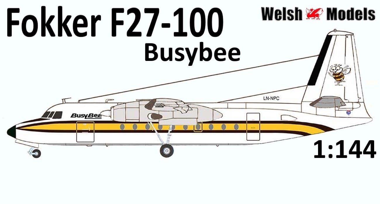 The Busy Bee Fokker F-27 is Released