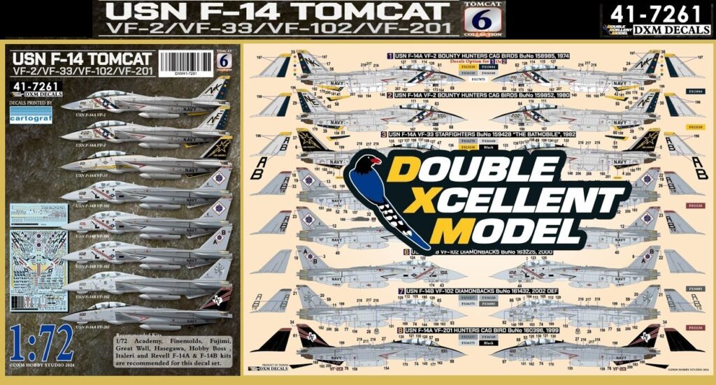 USN F-14 Tomcat Part 6, Decals