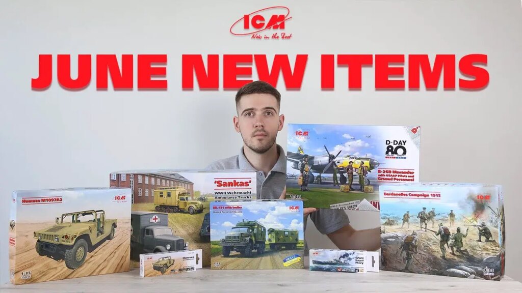 NEW VIDEO! Review of ICM Plastic Kits Model JUNE 2024