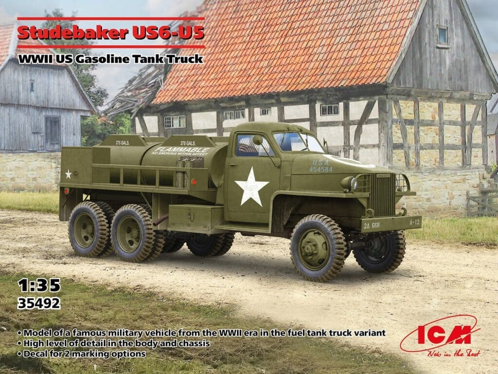 Soon on sale! Studebaker US6-U5 WWII US Gasoline Tank Truk