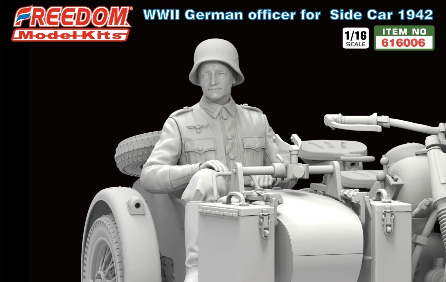 Freedom Model - Officer and dog Figures R75 Motorcycle – Hobbyzero