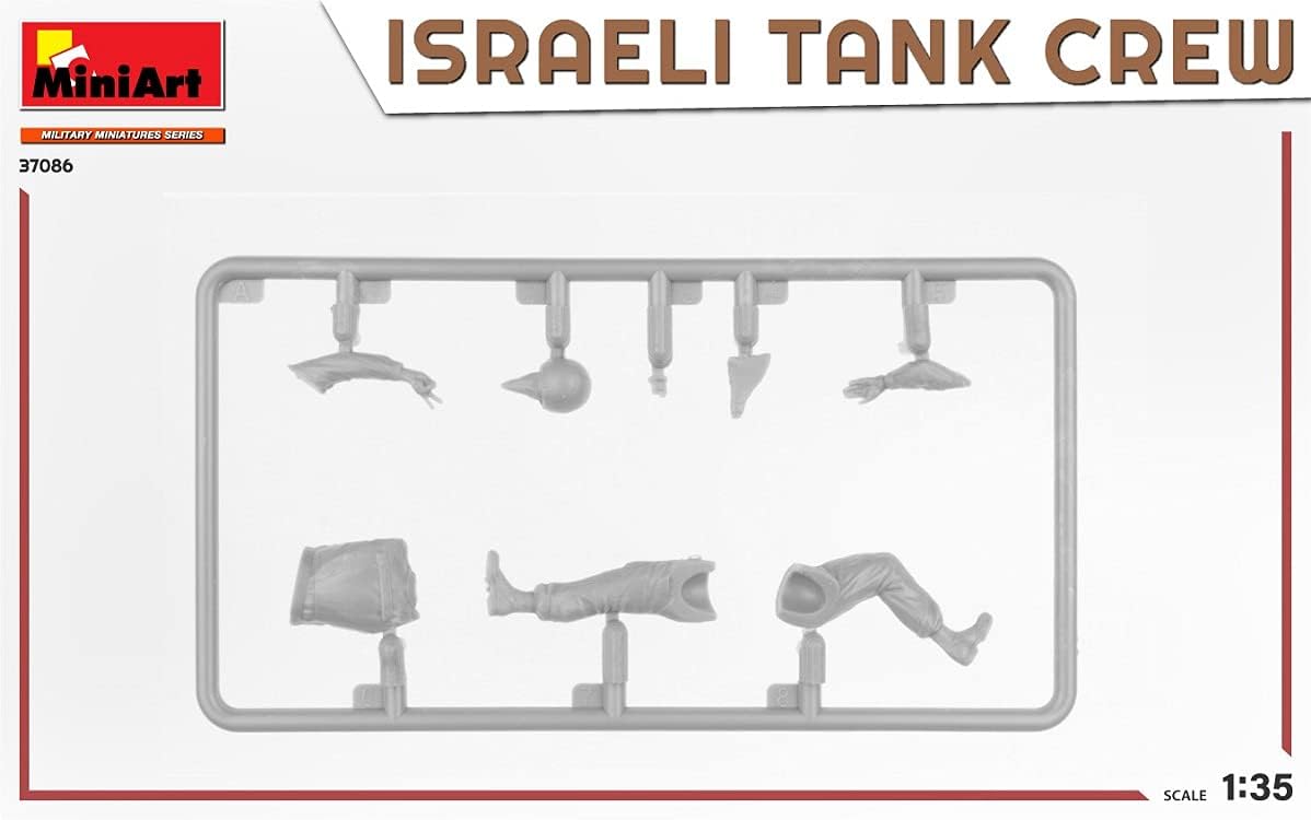 37086 1/35 Israeli Tank Crew. YOM KIPPUR WAR, Scale Model kit