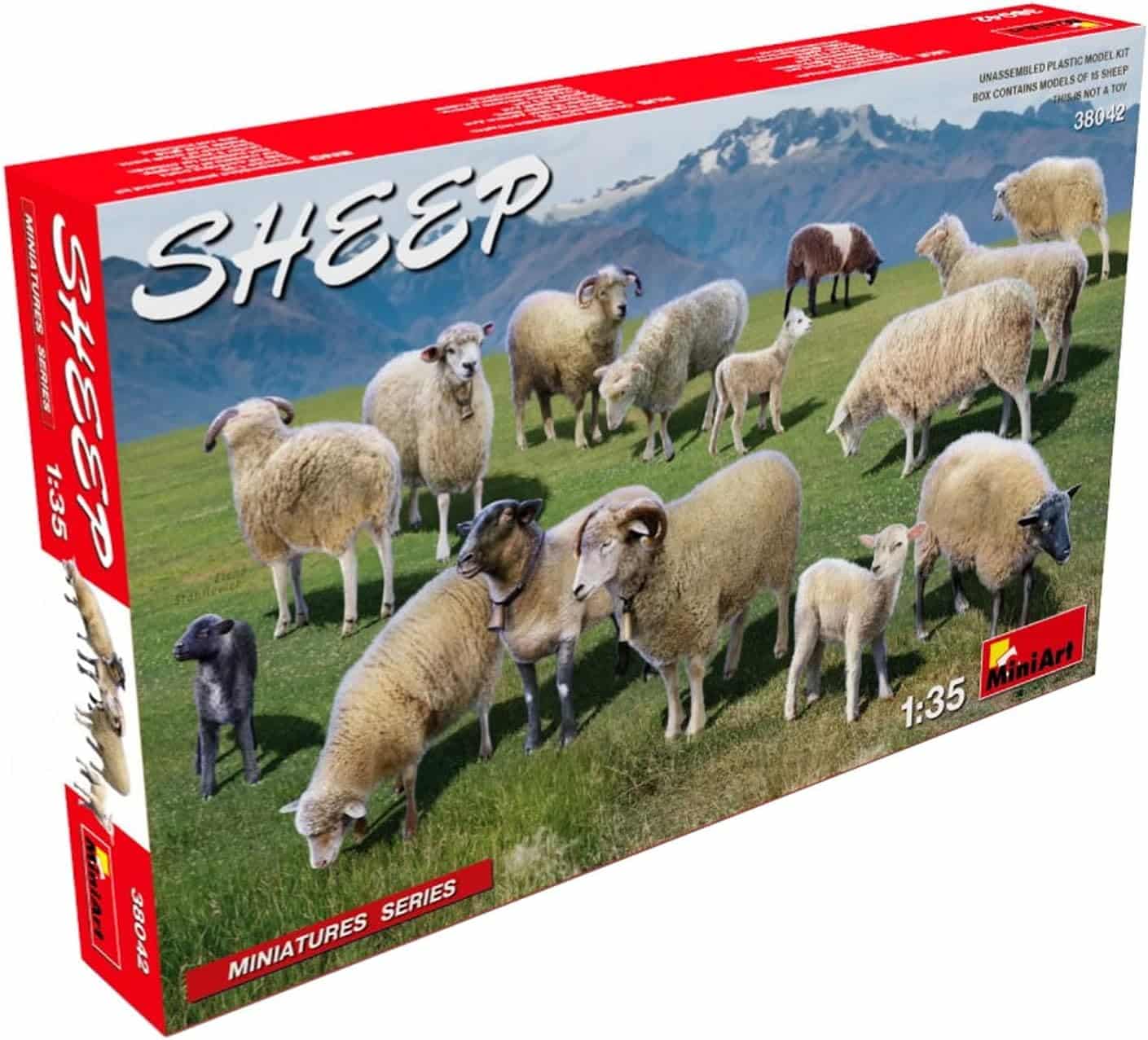 Kit 38042, Unassembled Plastic Model kit in Grey, 1:35