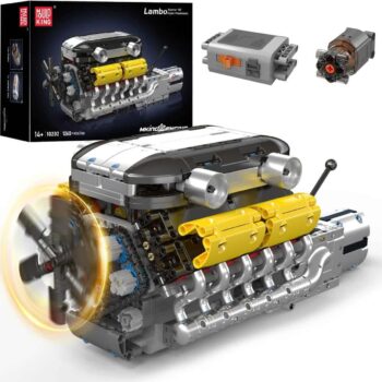 Mould King 10202 V12 Modello di motore con cambio