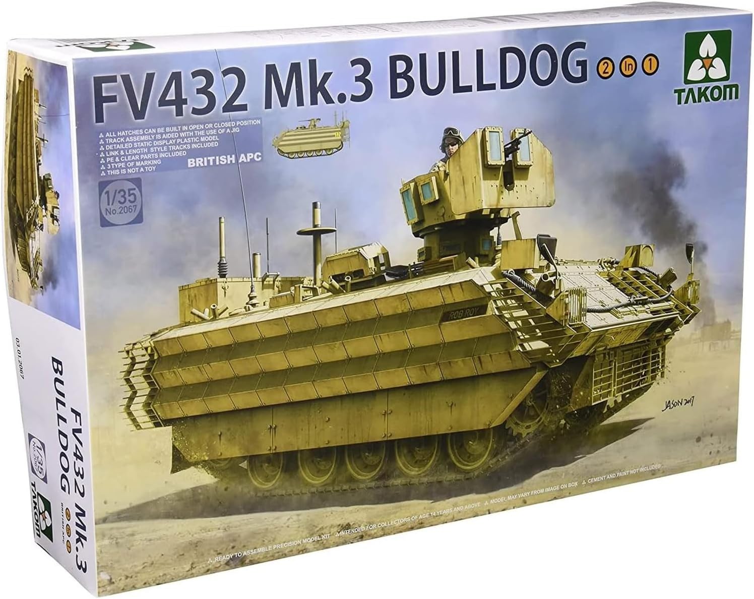 TAKOM 1/35 British Army Bulldog Armored personnel Carrier