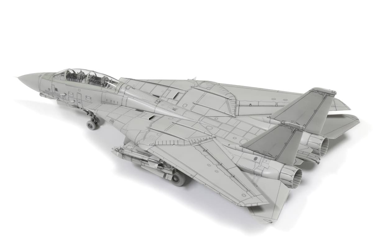 Maverick's Swan Song in Scale Tamiya’s Definitive 172 F-14D Tomcat CAD-2