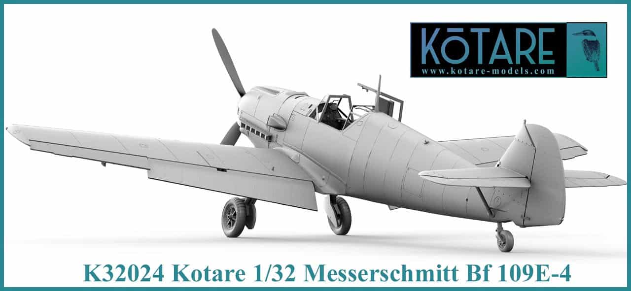 K32024 Kotare 1/32 Bf 109E-4 Update