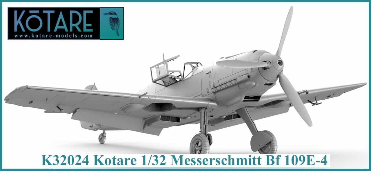 K32024 Kotare 1/32 Bf 109E-4 Update