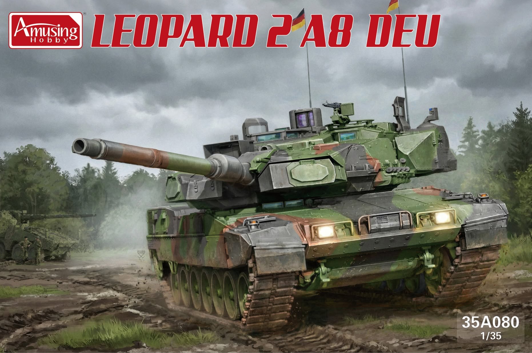 Amusing Hobby Reveals 135 Leopard 2A8 DEU