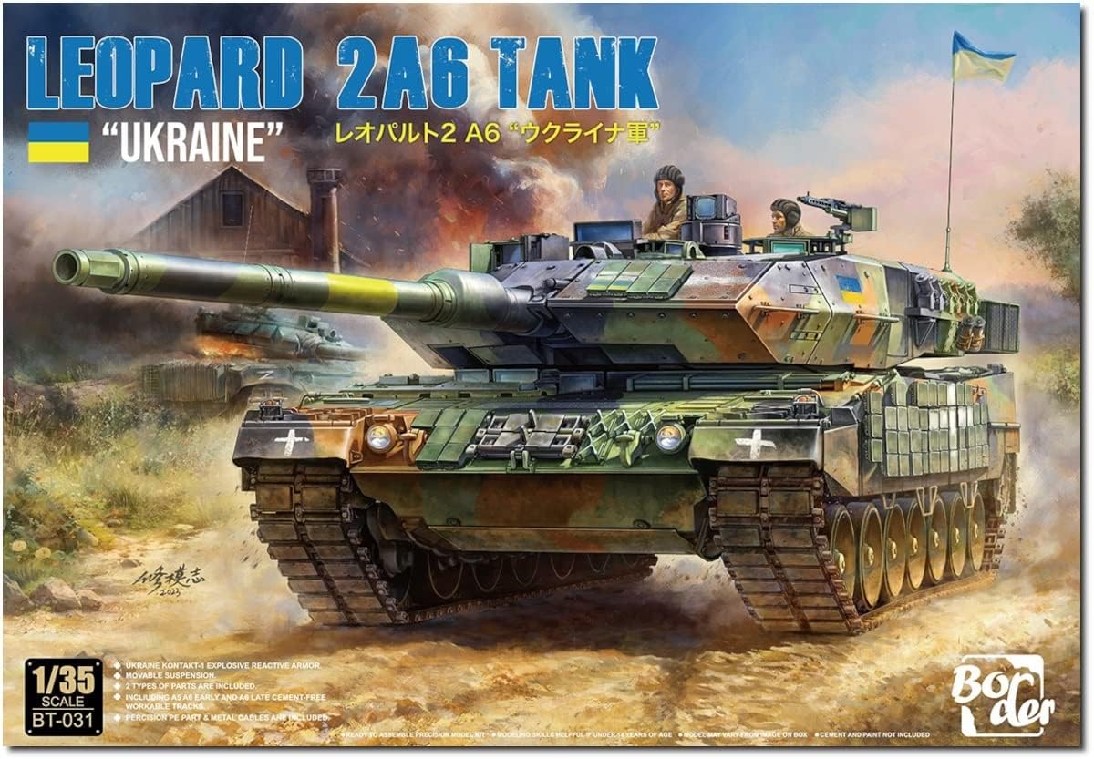 Border Model 135 German Leopard 2A8 BN-006 new tool scale model kit