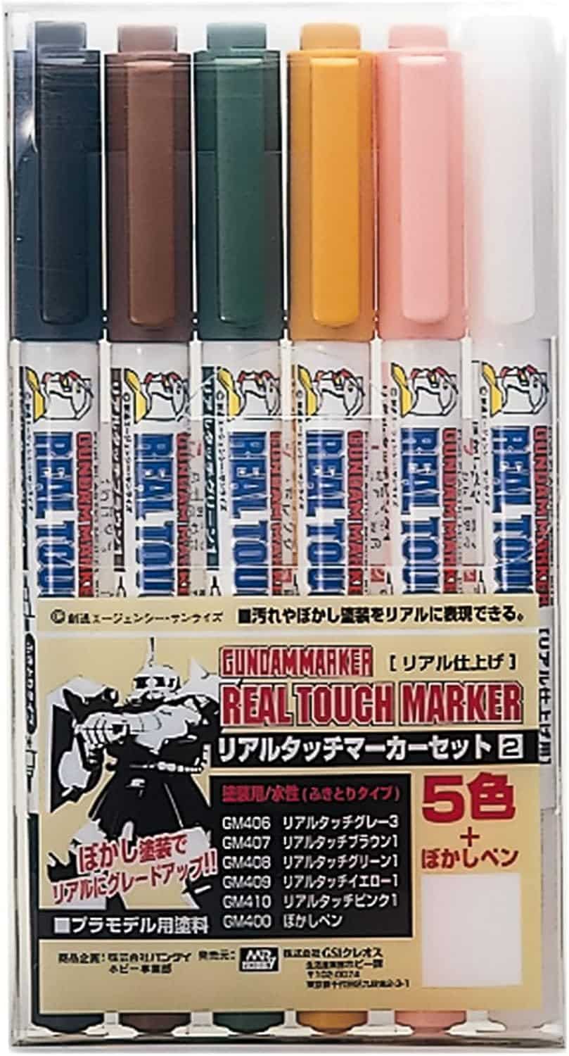GSI Creos Gundam Marker Fine Tip GM01 GM02 GM03 panel lining pens for bare plastic models