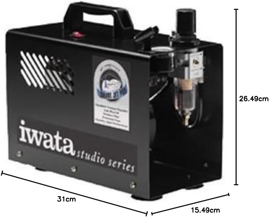 Iwata Ninja Jet and Smart Jet Pro compact quiet airbrush compressor for miniature painting