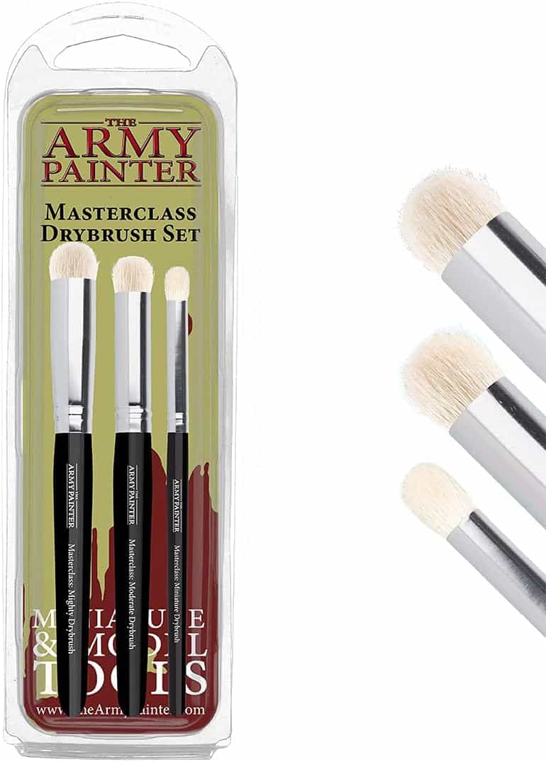 The Army Painter Masterclass Dome Drybrush Set for Slapchop miniature painting